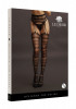 Оригинальные стрип-панти Suspender Striped Pantyhose, черный