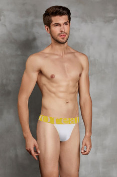 Мужские трусы-стринги Doreanse Ribbed Modal, белый