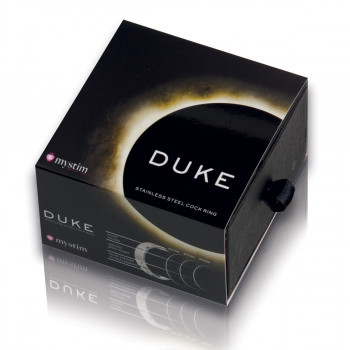 Матовое стальное эрекционное кольцо Duke - 5,1 см.