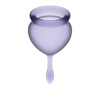 Набор фиолетовых менструальных чаш Feel good Menstrual Cup