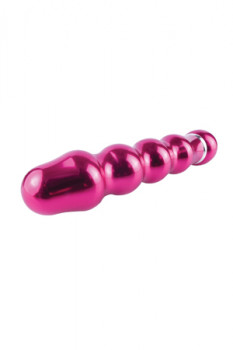 Аллюминиевый вибратор Pink Medium - 16 см.