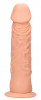 Телесный фаллоимитатор Realistic Dildo с трусиками - 26,7 см.
