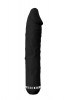 Чёрный вибратор-реалистик без мошонки Purrfect Silicone Deluxe 8Inch - 20 см.