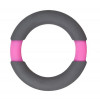 Серое эрекционное кольцо Neon Stimu Ring 37MM Grey/Pink