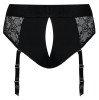 Черные трусики для насадок Diva Lingerie Harness - size M, черный