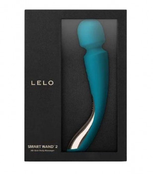 Бирюзовый вибратор Smart Wand 2 Medium
