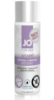 Женский охлаждающий лубрикант на водной основе JO Agape Lubricant Cooling - 60 мл.