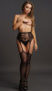 Чулки на высоком поясе High-waist Garterbelt Stockings, черный
