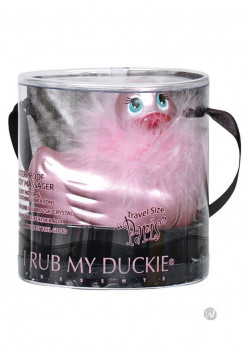 Вибромассажер-уточка I Rub My Duckie Travel Paris Rose