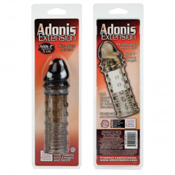 Насадка на пенис Adonis Extension Smoke - 16 см.