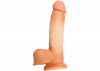 Фаллоимитатор-реалистик на присоске Tommy Gunn CyberSkin Cock - 21 см.