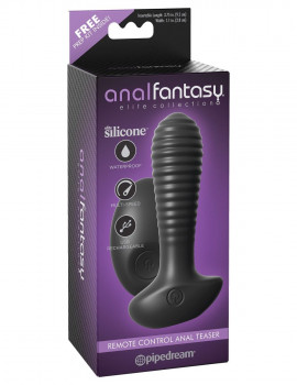 Анальный вибромассажер на пульте ДУ Remote Control Anal Teaser - 11,9 см.
