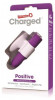 Гладкий мини-вибратор Charged Positive - 10 см.