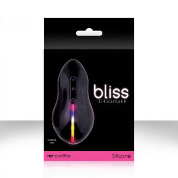 Черный вибратор-мышка для клиторальной стимуляции и массажа Bliss