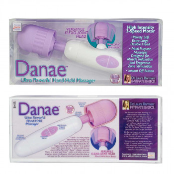Бело-сиреневый вибратор Danae Ultra Powerful Hand Held Massger