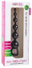 Чёрная анальная цепочка Six Balls Chain - 18,5 см.