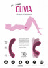 Розовый гнущийся вибратор Olivia - 15,6 см.
