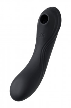 Черный вакуум-волновой вибростимулятор Satisfyer Curvy Trinity 4