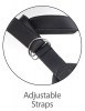 Кофейный поясной страпон Strap-On Harness with 9