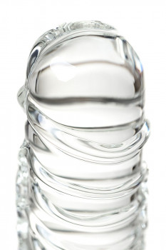 Стеклянный прозрачный фаллоимитатор Sexus Glass - 21 см.